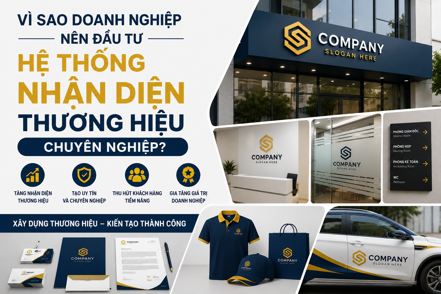 Hệ Thống Nhận Diện Thương Hiệu Là Gì? Vai Trò Đối Với Doanh Nghiệp