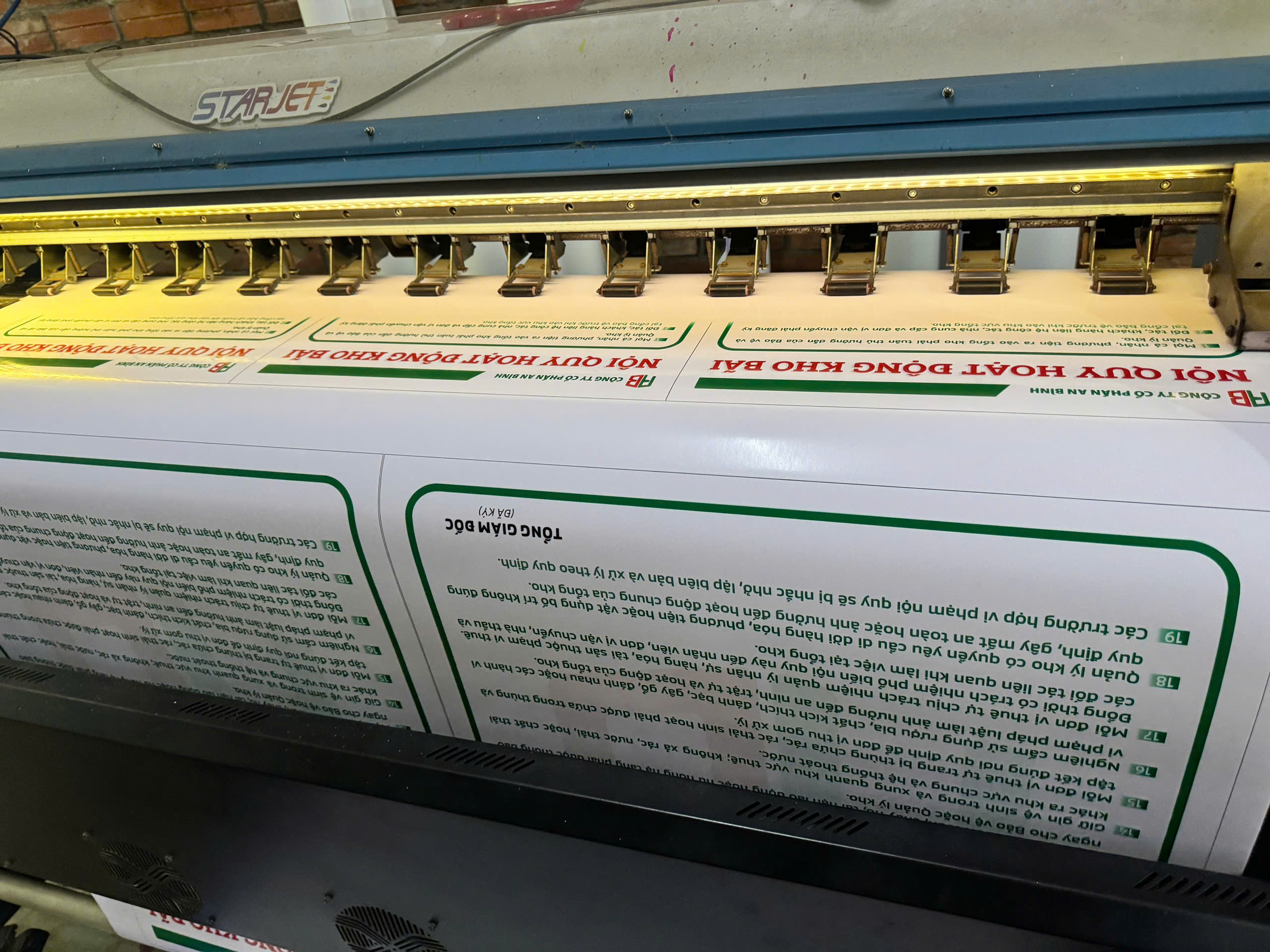 Bảng tole dán decal Tay Ninh