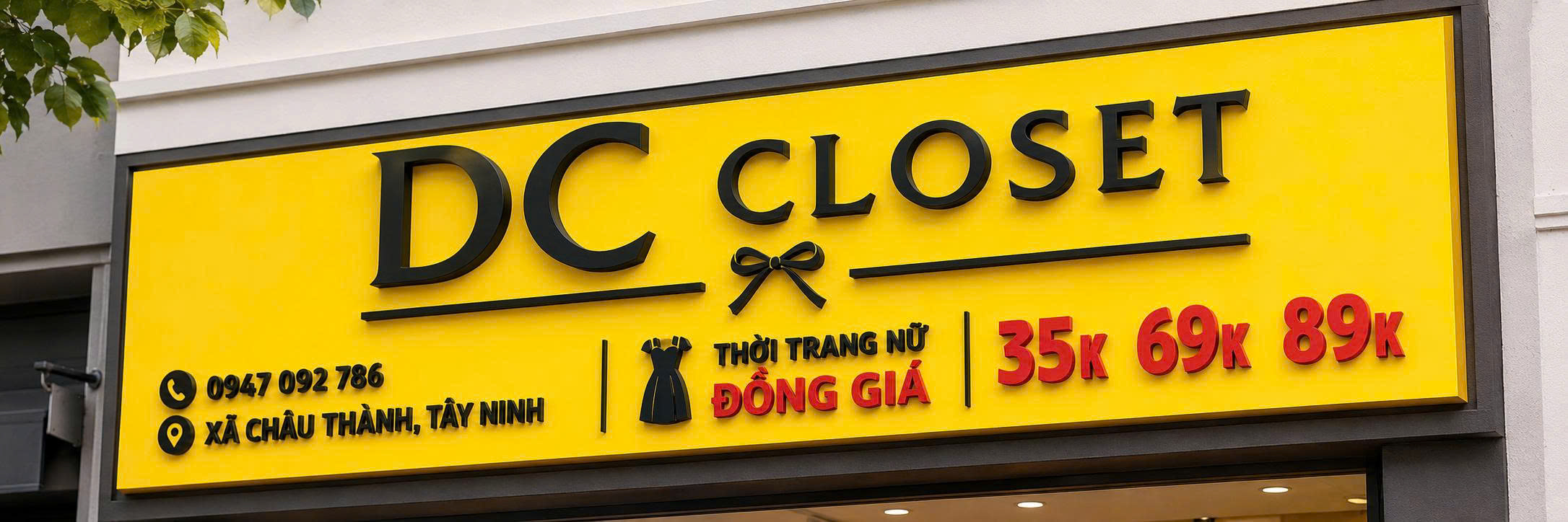 Bảng hiệu Alu Thời Trang Tây Ninh